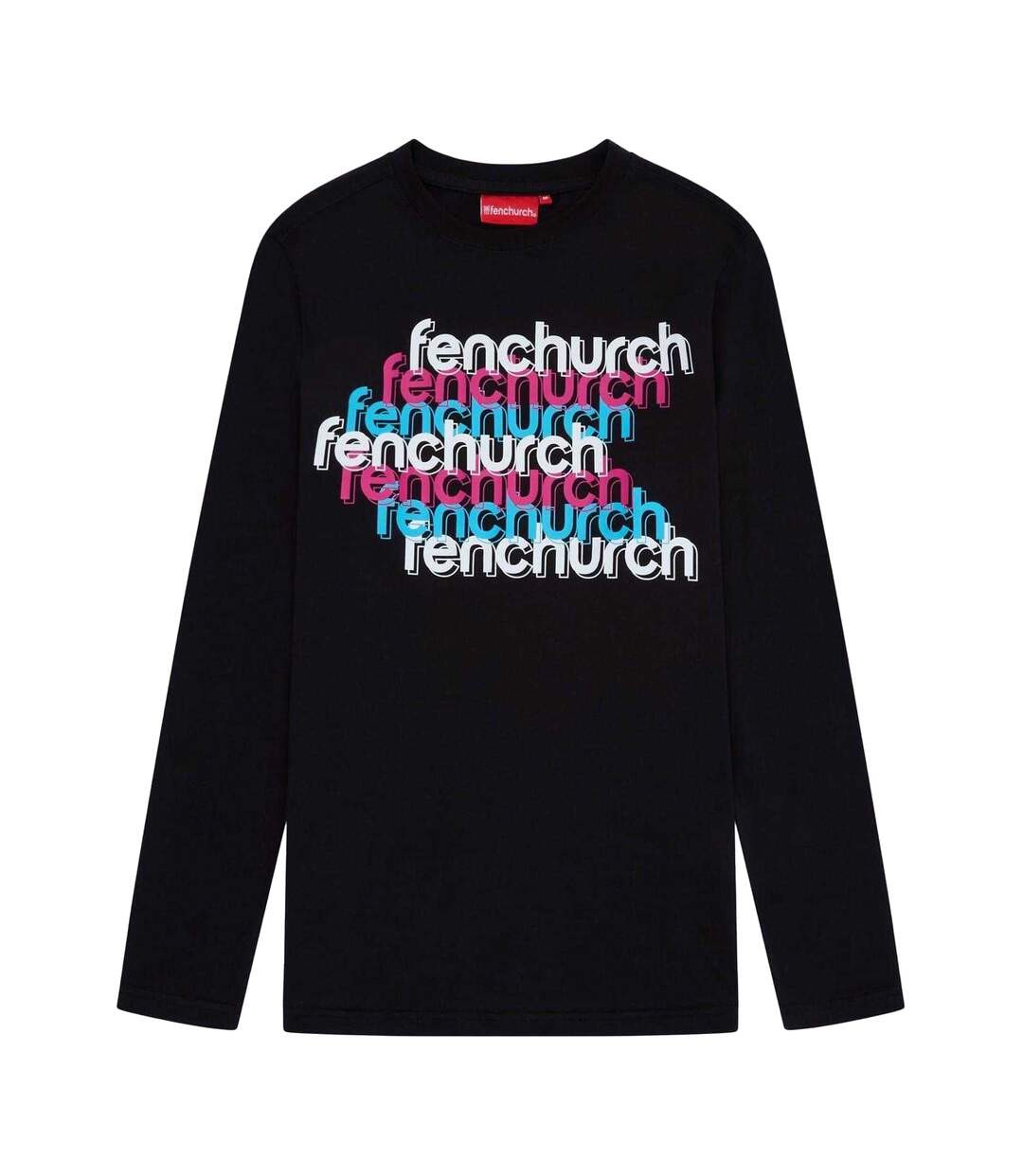 Mens Billings Long-sleeved T-shirt Black Fenchurch-1