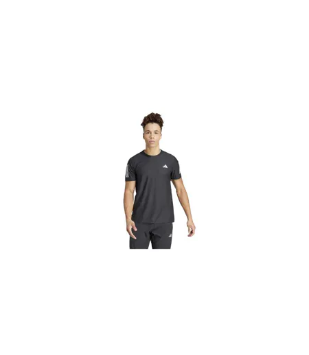 T-shirt The Run Homme Noir Adidas