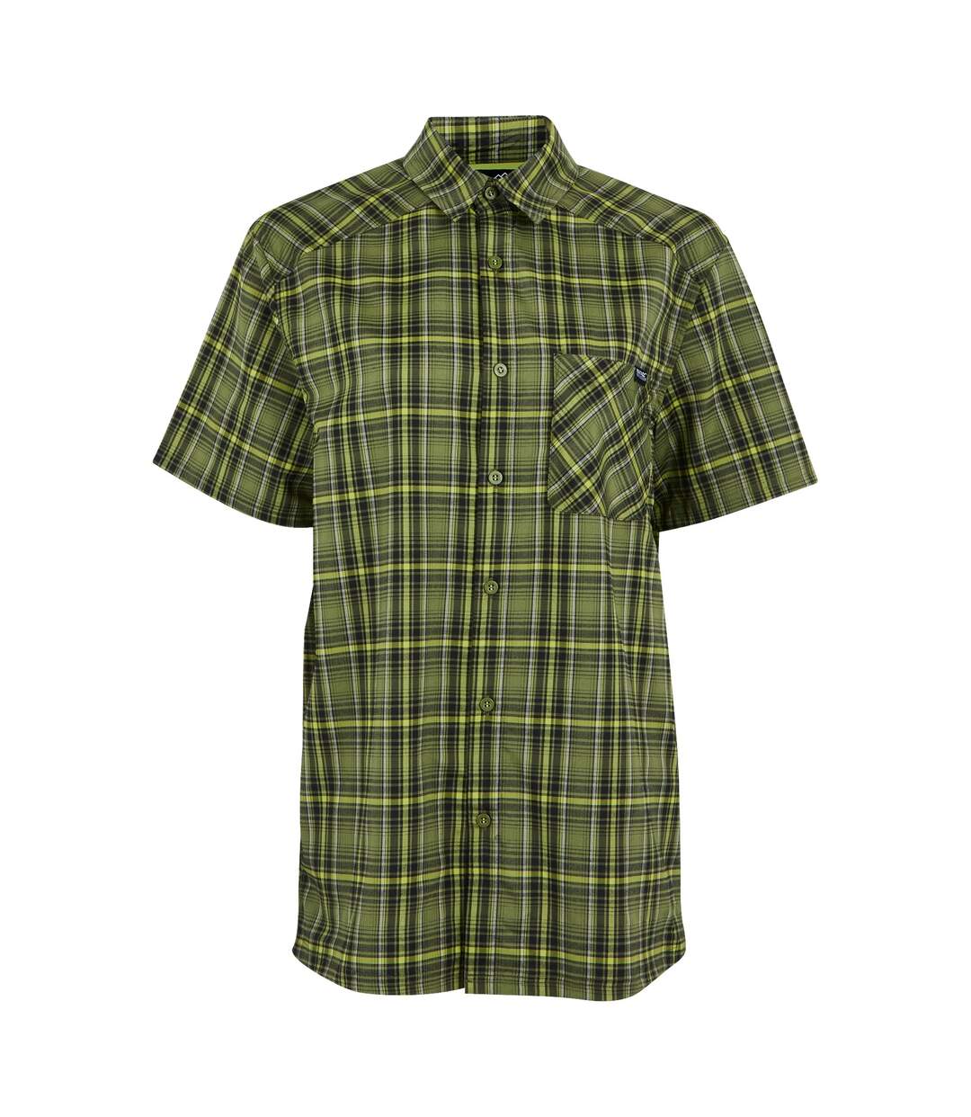 Chemise begarno homme vert néphrite / noir Regatta-1