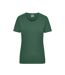 T-shirt Travail Femme Vert Foncé James And Nicholson-1