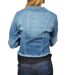 Veste en Jean Femme à  Manches Longues - Modèle Court avec Poches Rabattables-2