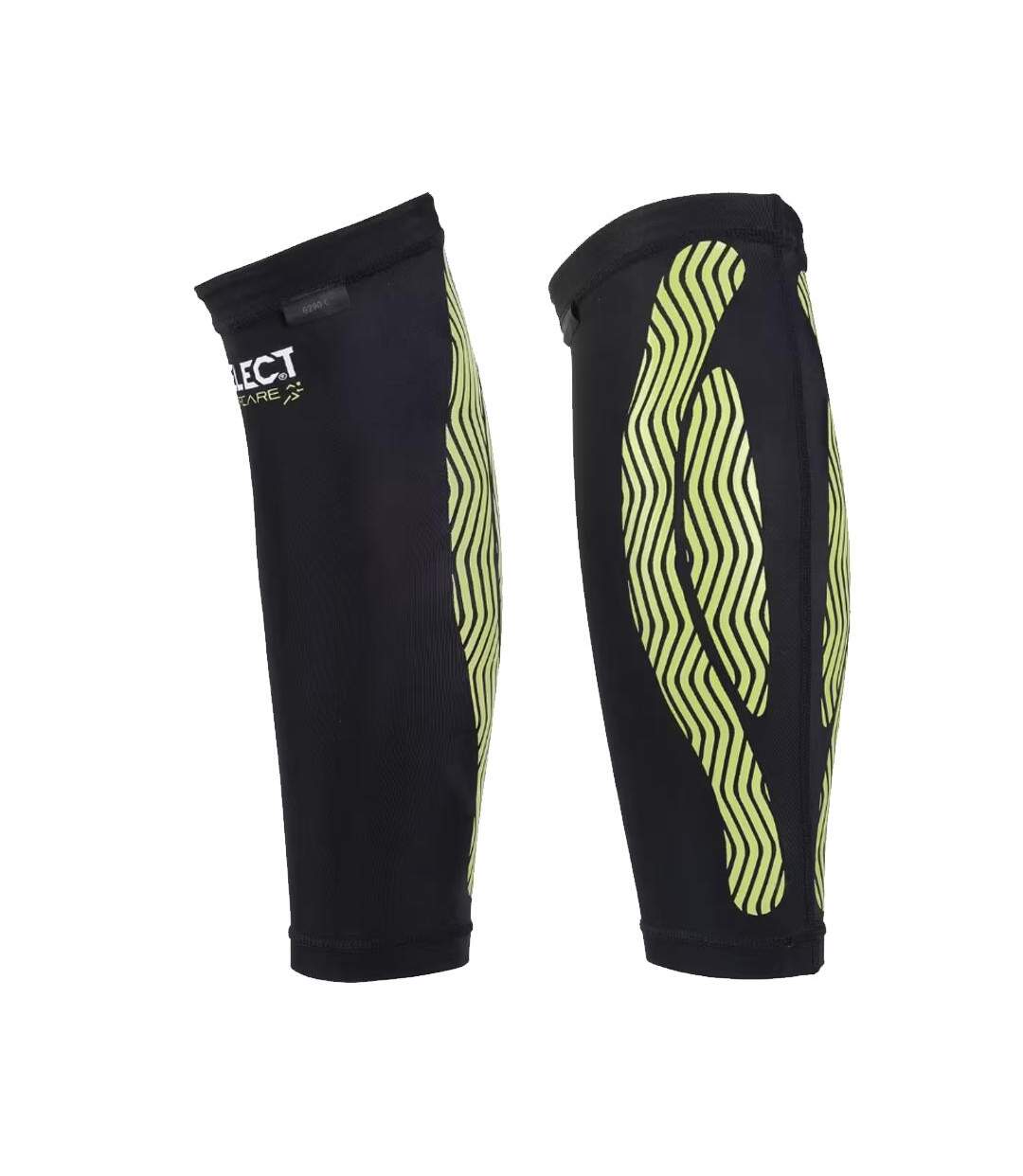 Manchon de compression jambe noir/vert select compression elbow-1