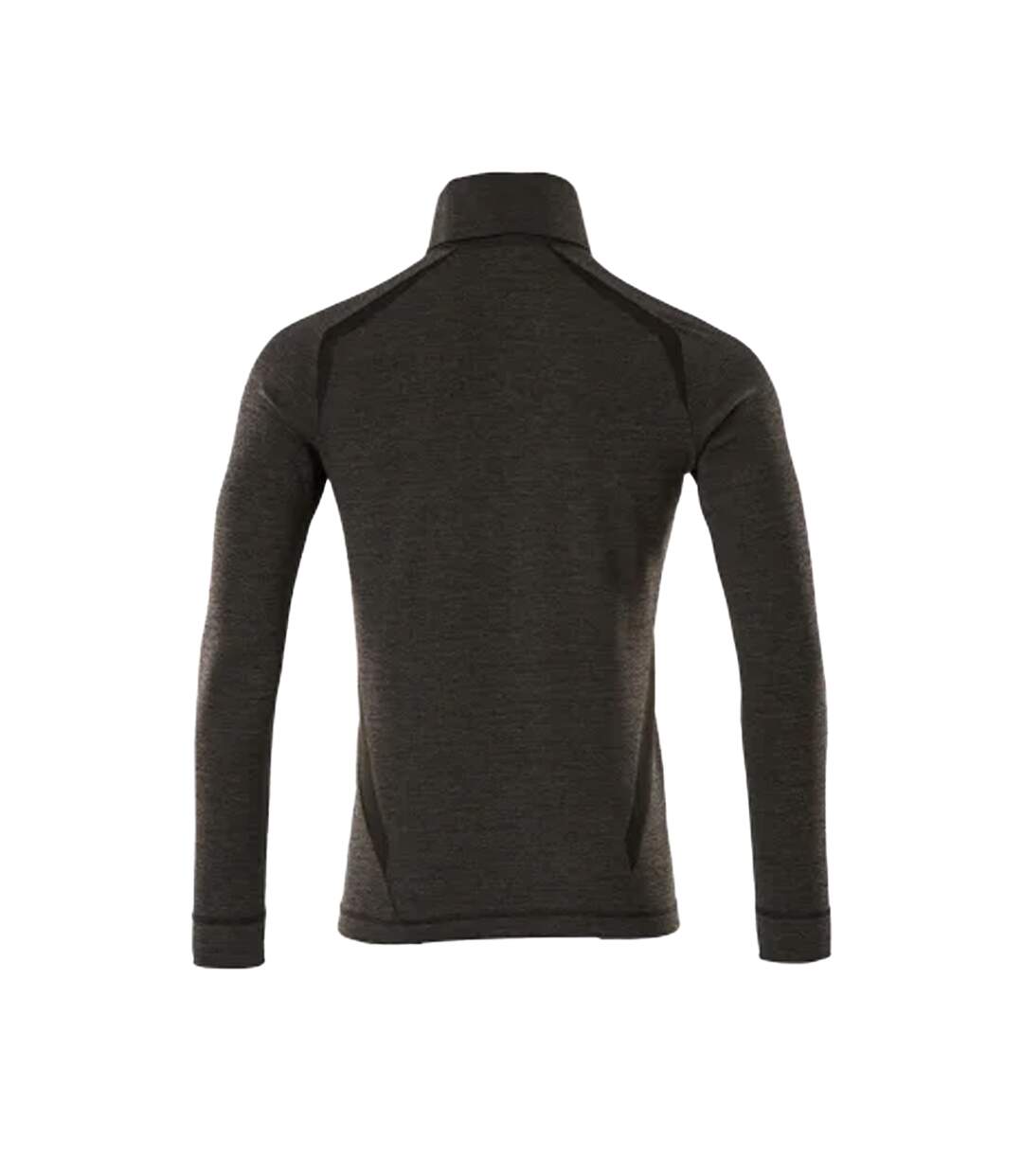 Unisex Adult Crossover Base Layer Top Dark Anthracite Black Mascot-2