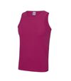 AWDis Just Cool Mens Sports Gym Plain Tank / Vest Top (Hot Pink) - UTRW687