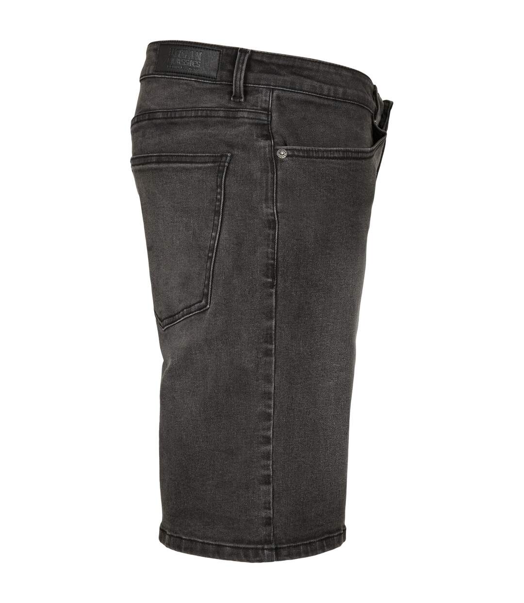 Short En Jean Homme Noir Délavé Urban Classics-4