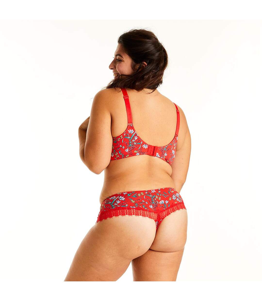 Soutien-gorge à armatures rouge Rouge