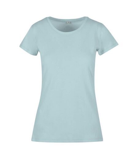 Build Your Brand Womens/Ladies Basic T-Shirt (Ocean Blue)