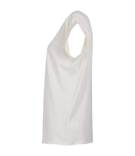 T-shirt Femme Sable Blanc Build Your Brand