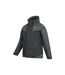 Mens Dusk Iii Ski Jacket Black Grey Mountain Warehouse-3