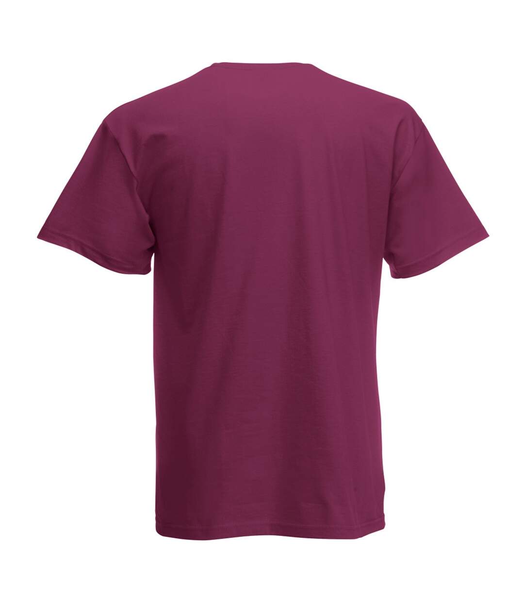 T-shirt original homme bordeaux Fruit of the Loom