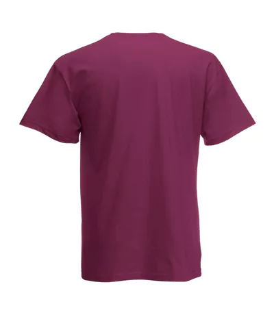 T-shirt Original Homme Bordeaux Fruit Of The Loom