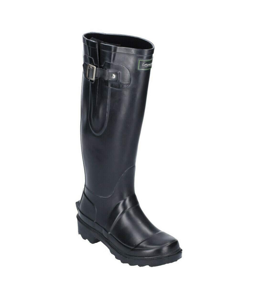 Windsor bottes en caoutchouc hautes adulte unisexe noir Cotswold-3