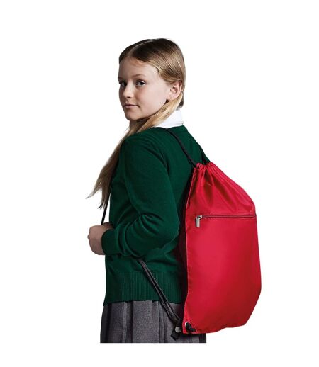 Sac À Cordon Premium Taille Unique Rouge Classique Quadra