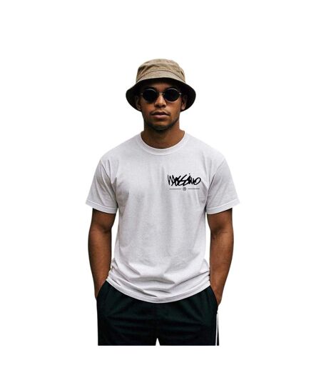 Mens  Crew Neck T-shirt White Signature