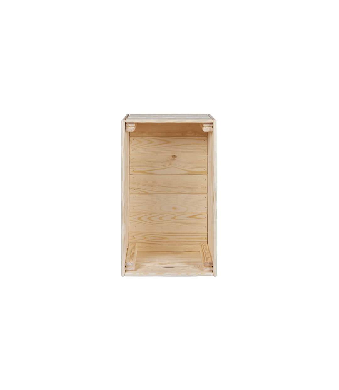 Cagette en Bois Silver 65cm Naturel-3