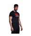Mens Logo Cotton Blend T-shirt Black Canterbury-3