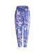 Pantalon Motif/style Orchidée Femme Bleu Inoa-2