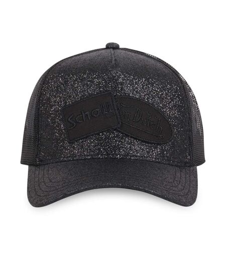 Casquette trucker avec filet et paillettes Schott Glitter Vondutch