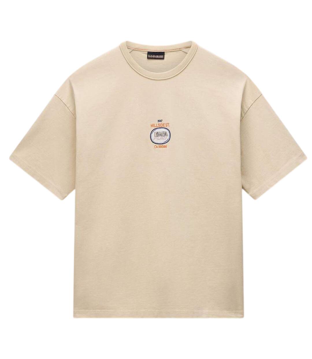 T-shirt Krous Homme Beige Napapijri-2