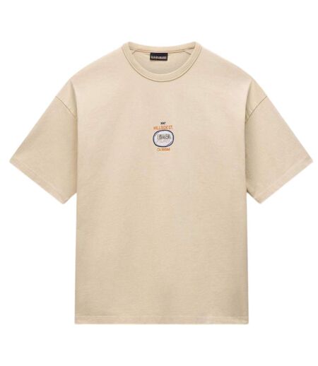T-shirt Krous Homme Beige Napapijri