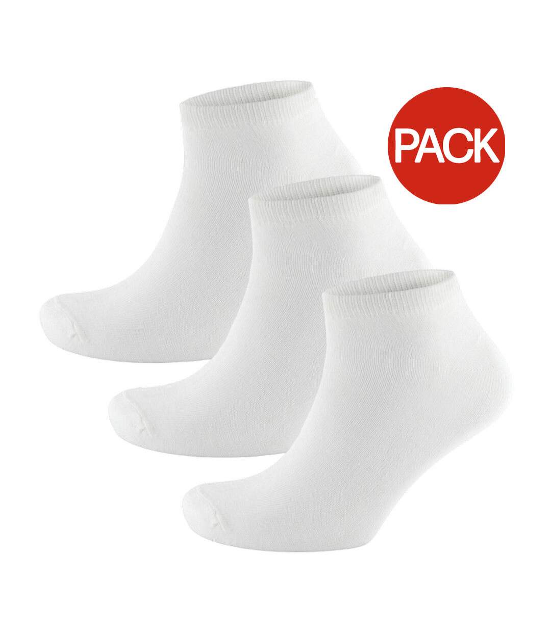Socquettes Homme Blanc RJM-1
