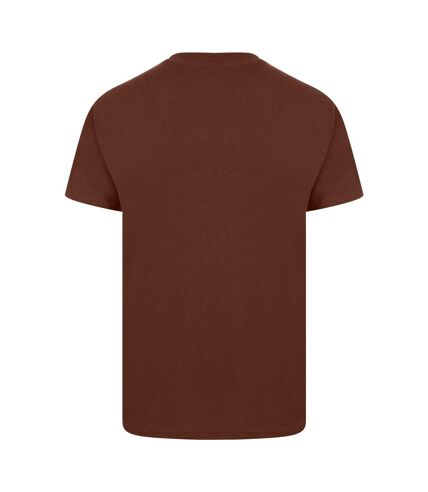 T-shirt manches courtes homme chocolat Casual Casual