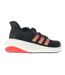 Mens pureboost jet running trainers black/orange Adidas-2
