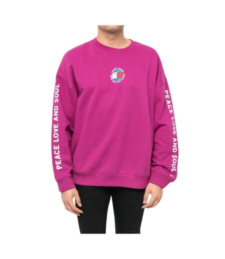 Sweat Motif/style Émoji Homme Violet Tommy Jeans