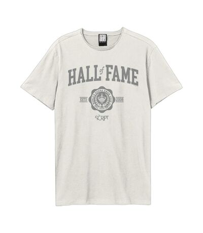 T-shirt Hall Of Fame Adulte Vieux Blanc Amplified