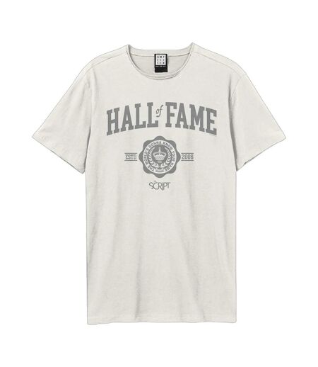 T-shirt Hall Of Fame Adulte Vieux Blanc Amplified