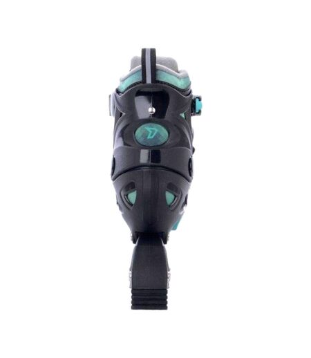 Patins À Roulettes Alignées Dasty Enfant 41-42 Fr Noir Vert Tempish