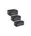 Lot de 3 cagettes en Bois Denys 35cm Gris-1