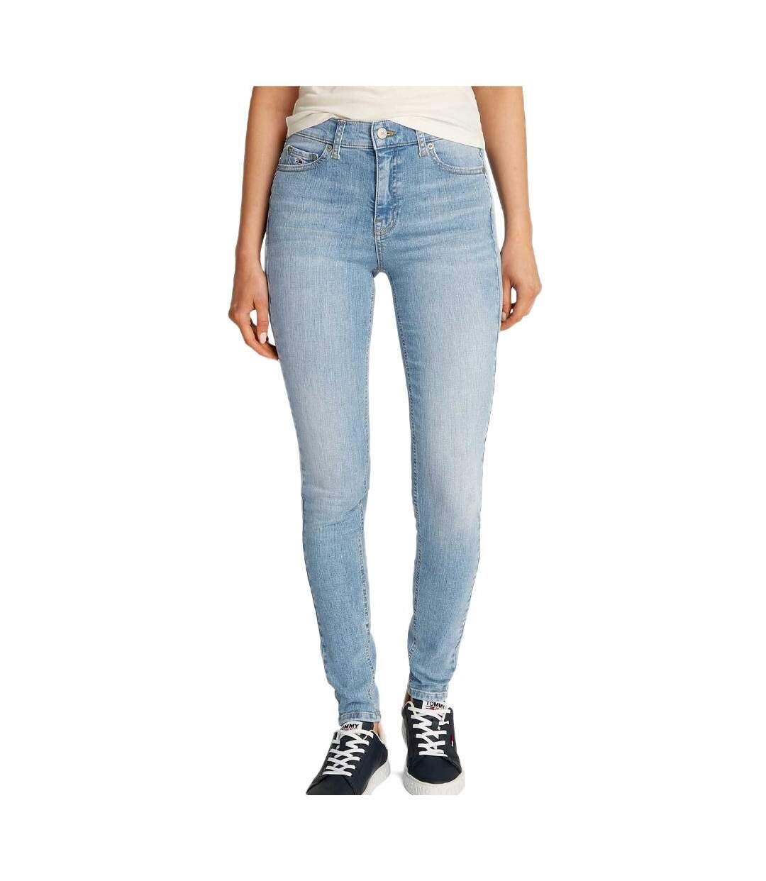 Jean slim bleu femme tommy hilfiger nora - w26-l32-1