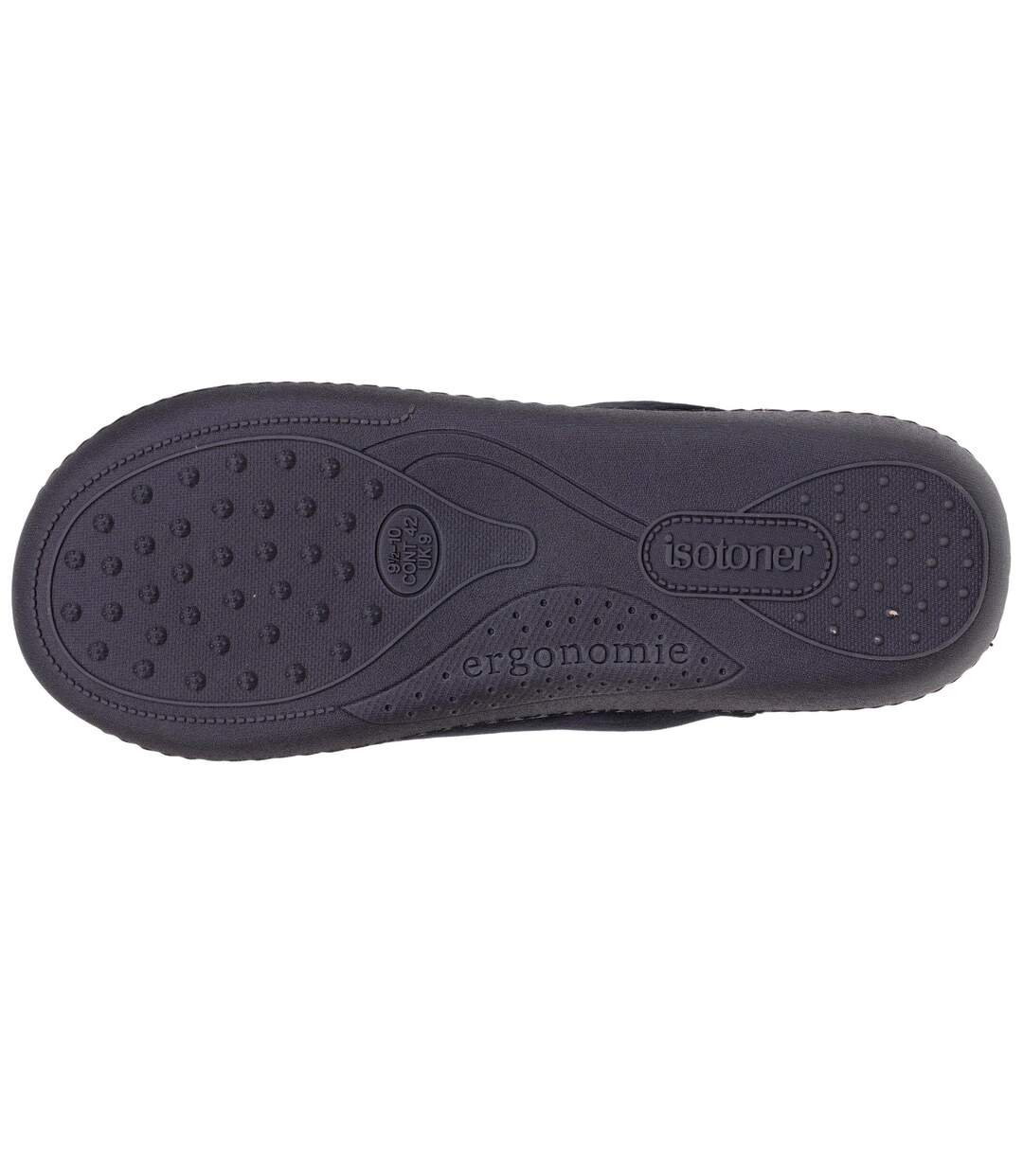 Isotoner Chaussons Mules homme ultra confortables à mémoire de forme, intemporelles et élégantes-4