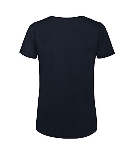 B&C - T-Shirt en coton bio - Femme (Bleu marine) - UTBC3641