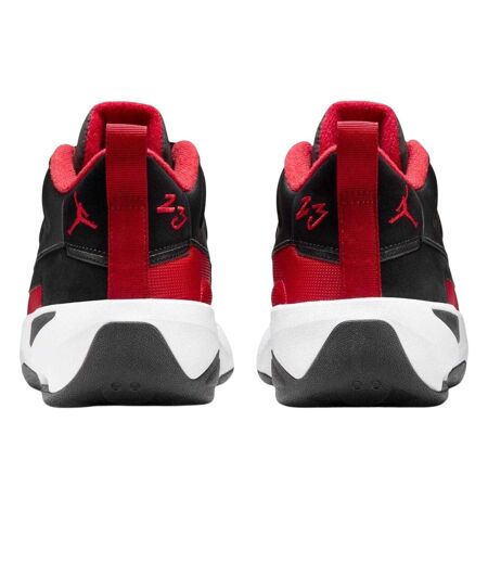 Mens Air Jordan Max Aura 7 Leather Basketball Shoes Black Red Nike