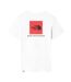T-shirt Never Stop Exploring Homme Blanc Rouge The North Face-3