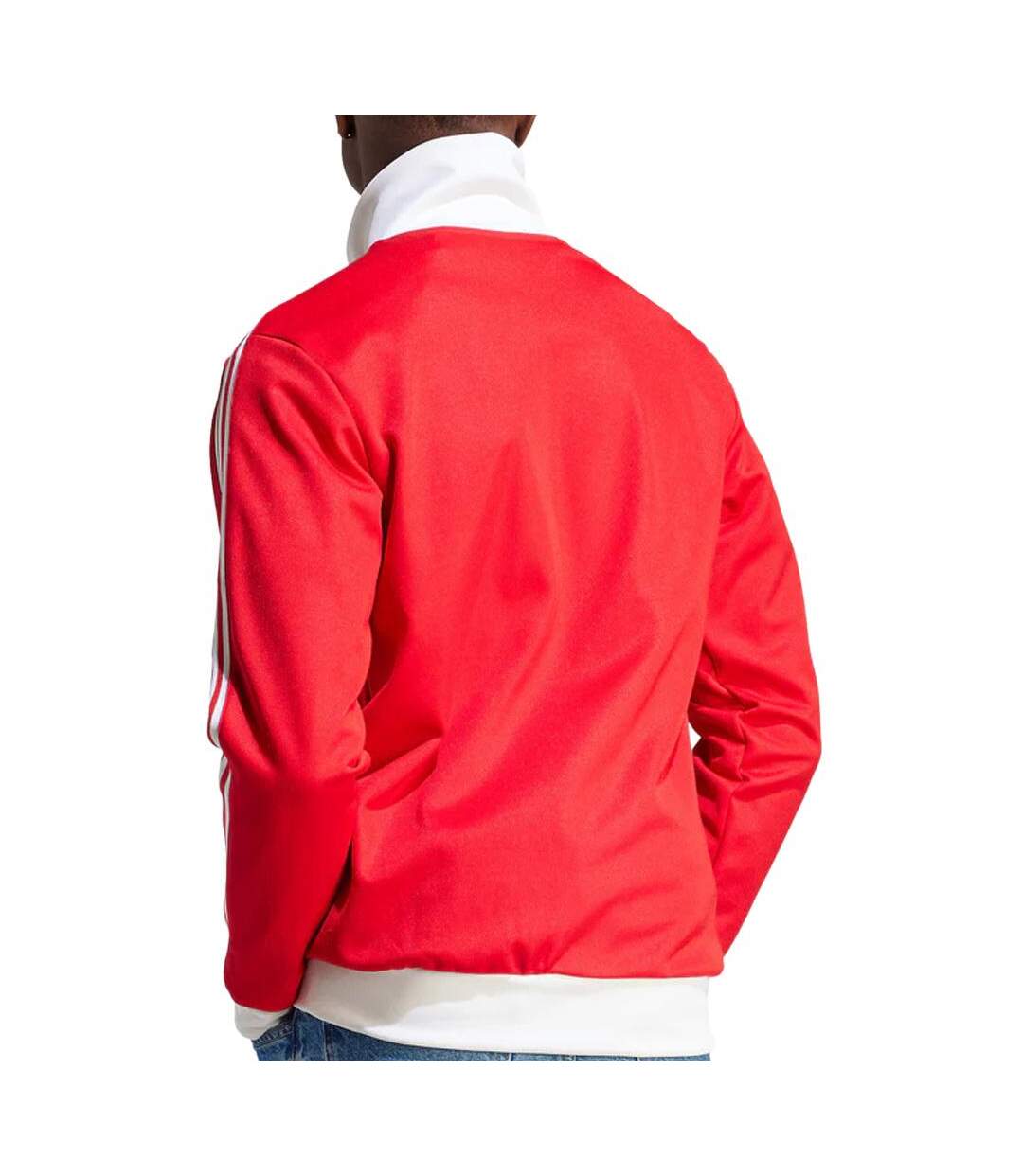 Veste rouge homme adidas classic-2