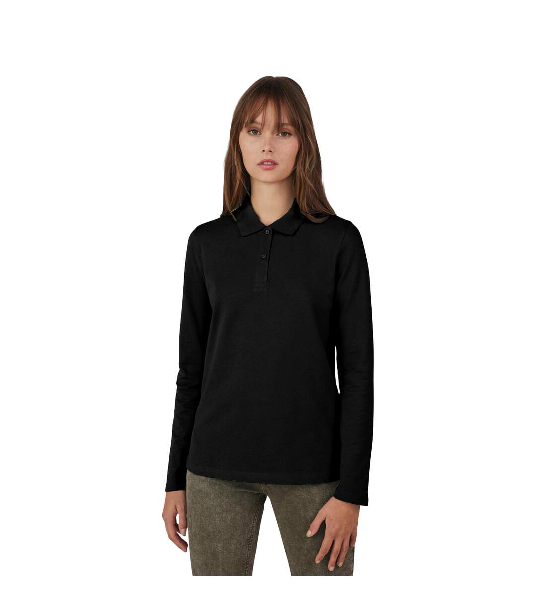 Chemisier Manches Longues My Polo Femme Noir B&C-1