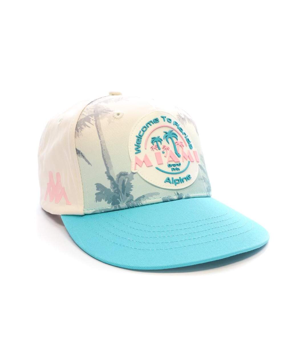 Casquette beige/bleu homme kappa miami - taille unique-2