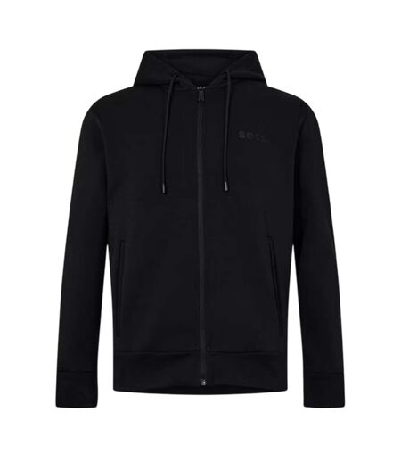 Veste À Capuche Saggy Tape Homme Noir Boss