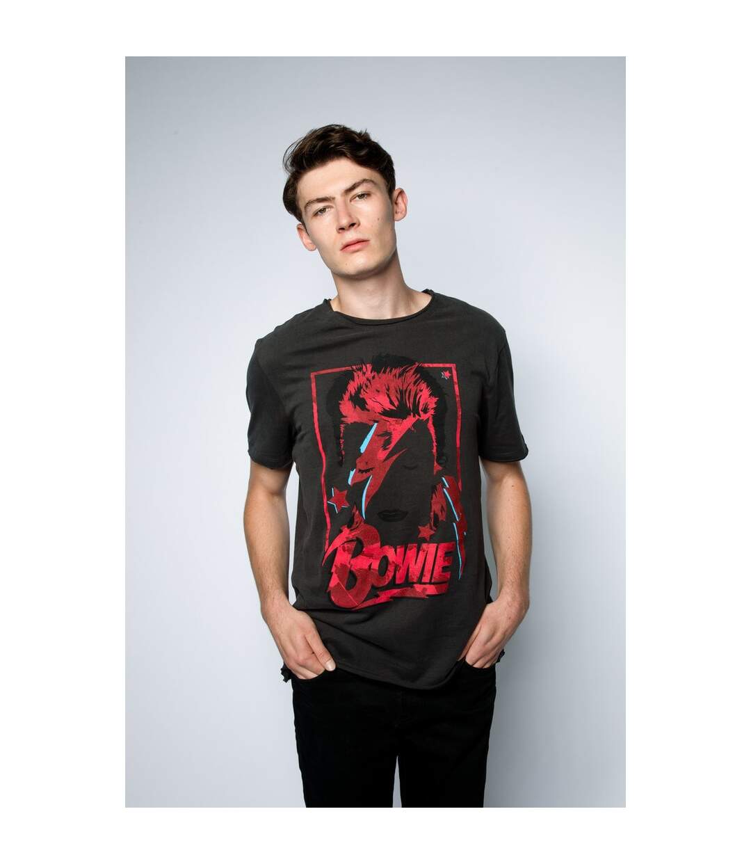 T-shirt aladdin sane adulte gris foncé Amplified-2