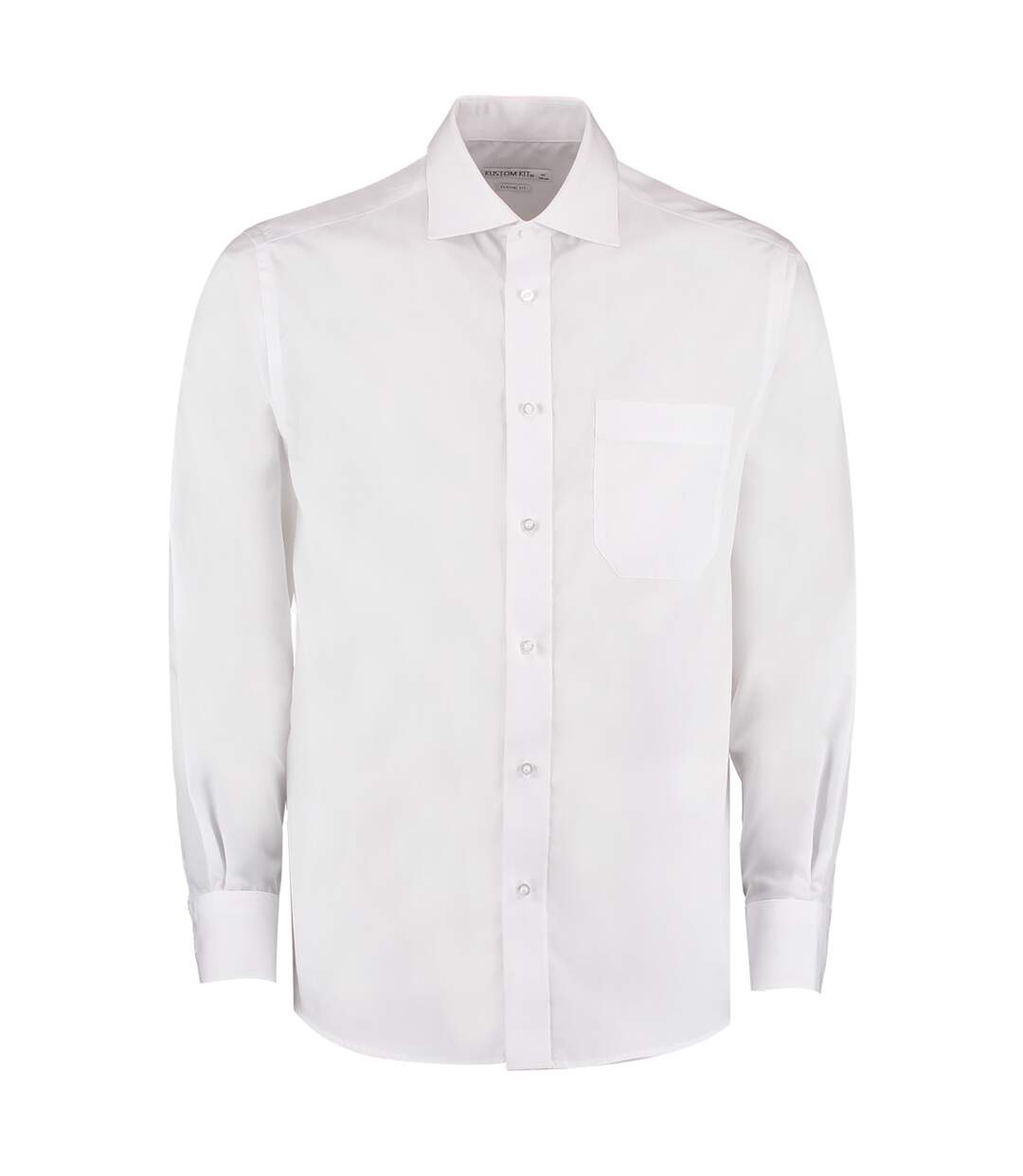 Chemise premium corporate homme blanc Kustom Kit-1