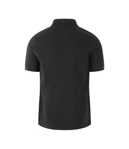 AWDis Just Polos Mens Stretch Pique Polo Shirt (Black)