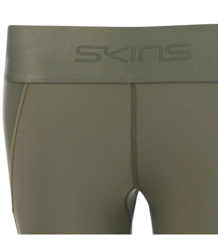 Womens/ladies Series-3 Compression Shorts Khaki Green Skins