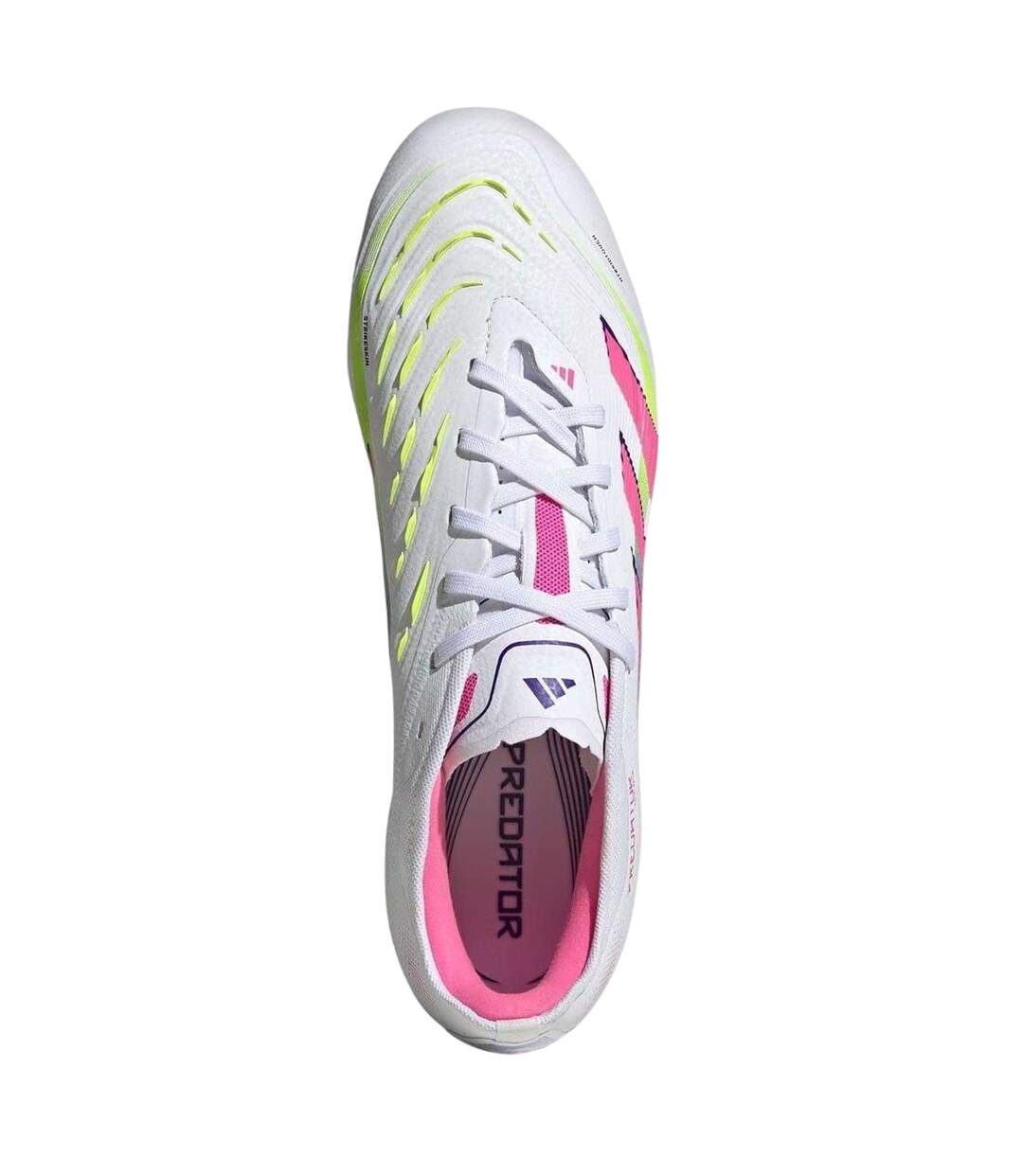Mens Predator Pro Firm Ground Football Boots White Pink Adidas-4