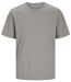 T-shirt manches courtes - JACK&JONES - Unisexe - JJ7526 - gris deezle