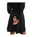 Womens/ladies Dimkai Wrap Dress Black Boss-4