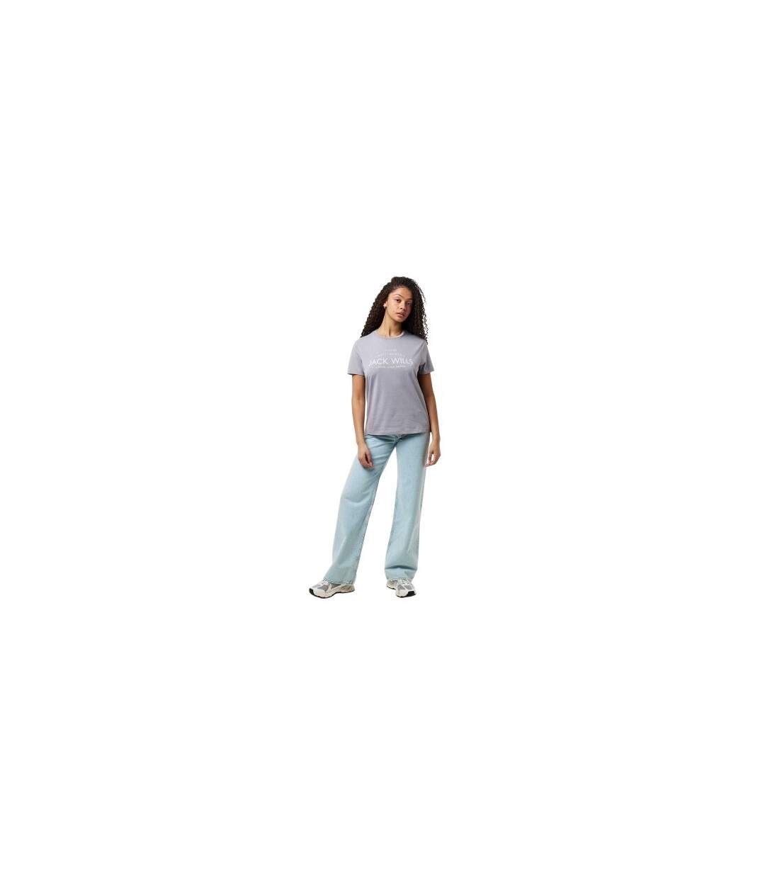 Womens/ladies Forstal Boyfriend T-shirt Haze Jack Wills-2