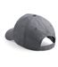 Casquette de baseball 100% coton adulte unisexe gris graphite Beechfield